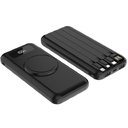 Внешний аккумулятор Authority с беспроводной зарядкой (5W), 10000 mAh, чёрный для нанесения логотипа