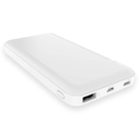Внешний аккумулятор Optima, 10000 Mah, белый для нанесения логотипа