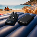 Внешний аккумулятор Nero с быстрой зарядкой (до 22,5W), 10000 mAh, чёрный для нанесения логотипа