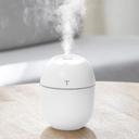 Светодиодный USB увлажнитель Egg с подсветкой, белый для нанесения логотипа