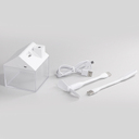 Светодиодный USB увлажнитель Home, белый для нанесения логотипа