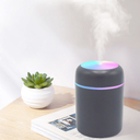 Светодиодный USB увлажнитель Aroma, серый для нанесения логотипа