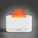 Светодиодный USB увлажнитель-ароматизатор Flame, белый для нанесения логотипа