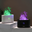 Светодиодный USB увлажнитель-ароматизатор Flame RGB, белый для нанесения логотипа