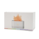 Светодиодный USB увлажнитель-ароматизатор Flame RGB, белый для нанесения логотипа