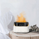 Светодиодный USB увлажнитель-ароматизатор Brava с часами с RGB подсветкой для нанесения логотипа