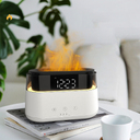 Светодиодный USB увлажнитель-ароматизатор Brava с часами с RGB подсветкой для нанесения логотипа