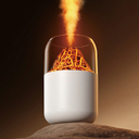 Светодиодный USB увлажнитель-аромадиффузор Volcano 2.0, белый для нанесения логотипа