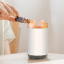 Соляная, светодиодная USB лампа-увлажнитель Aura, белый для нанесения логотипа