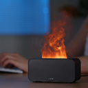 Светодиодный USB увлажнитель-ароматизатор Lumor RGB, черный для нанесения логотипа