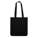 Сумка хозяйственная  Bagsy Super 220 г/м2, черная для нанесения логотипа