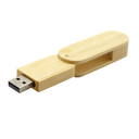 Флешка Green 16 Гб wooden color для нанесения логотипа