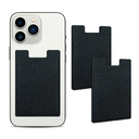 Держатель карт на телефоне SlimPocket, чёрный для нанесения логотипа