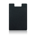Держатель карт на телефоне SlimPocket, чёрный для нанесения логотипа