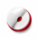 Подставка-держатель для телефона PopSocket, красный для нанесения логотипа
