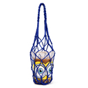 Авоська Knitty, синяя для нанесения логотипа