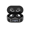 Наушники беспроводные  Bluetooth Gubber TW16, черные для нанесения логотипа