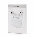 Наушники беспроводные Bluetooth Neat, белые для нанесения логотипа