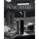 Термос Picnic Bright To Go, чёрный/фиолетовый для нанесения логотипа