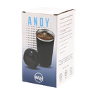 Термокружка Andy с дисплеем, 510 мл, черная для нанесения логотипа