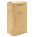 Термокружка Stayway, чёрный для нанесения логотипа