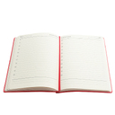 Ежедневник A5 недатированный Franco в мягком переплёте, красный для нанесения логотипа