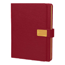 Ежедневник в суперобложке Alfa Mocco Business Edition B5, полутвердый, бордовый с золотом для нанесения логотипа