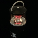 Набор инструментов Tools lantern cо встроенной лампой, 15 инструментов, черный, в пластиковом футляре для нанесения логотипа