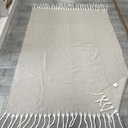 Плед акриловый SUPER SOFT NATURE, серый для нанесения логотипа