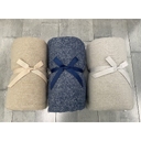 Плед акриловый SUPER SOFT NATURE, бежевый для нанесения логотипа