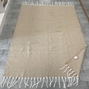 Плед акриловый SUPER SOFT NATURE, бежевый для нанесения логотипа