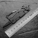 Брелок-/мультитул Tools Hamilton, черный для нанесения логотипа