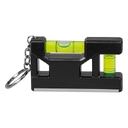 Брелок уровень Tools Pocket level, пластиковый, черный для нанесения логотипа