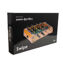 Настольная игра мини-футбол Swipe, коричневый для нанесения логотипа