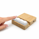 Беспроводное зарядное устройство ClickPad (10W) в виде подставки для телефона, с клавишами анти-стресс, белый для нанесения логотипа