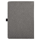 Ежедневник Smart Wallet Cambric A5, серый, недатированный, в твердой обложке с поролоном для нанесения логотипа