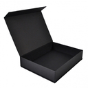 Складная коробка FlipTop 2 (27×22×9,5 см), черный для нанесения логотипа