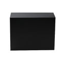 Складная коробка FlipTop 2 (27×22×9,5 см), черный для нанесения логотипа