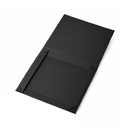 Складная коробка FlipTop (24х35х4 см), черный для нанесения логотипа