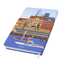 Записная книжка A5 Dziuna Немига в клетку 15 x 21 см для нанесения логотипа