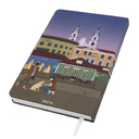 Записная книжка A5 Dziuna Зыбицкая в клетку 15 x 21 см для нанесения логотипа
