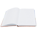 Записная книжка A5 Dziuna Театр в клетку 15,5 x 21 см для нанесения логотипа