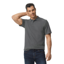 Футболка поло SOFTSTYLE ADULT DOUBLE PIQUE, ГРАФИТОВЫЙ S для нанесения логотипа