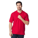 Футболка поло PREMIUM COTTON ADULT DOUBLE PIQUE, КРАСНЫЙ S для нанесения логотипа
