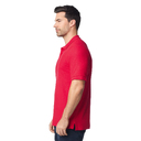 Футболка поло PREMIUM COTTON ADULT DOUBLE PIQUE, КРАСНЫЙ S для нанесения логотипа