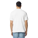 Футболка поло PREMIUM COTTON ADULT DOUBLE PIQUE, БЕЛЫЙ S для нанесения логотипа