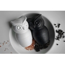 МЕЛЬНИЦА ДЛЯ СПЕЦИЙ Tasty Owl, чёрная для нанесения логотипа