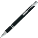 Ручка шариковая Legend Soft Touch Requis, черная для нанесения логотипа