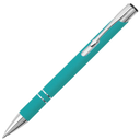 Ручка шариковая Legend Soft Touch Requis, бирюзовая для нанесения логотипа