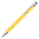 Ручка шариковая Legend Soft Touch Requis, желтая для нанесения логотипа